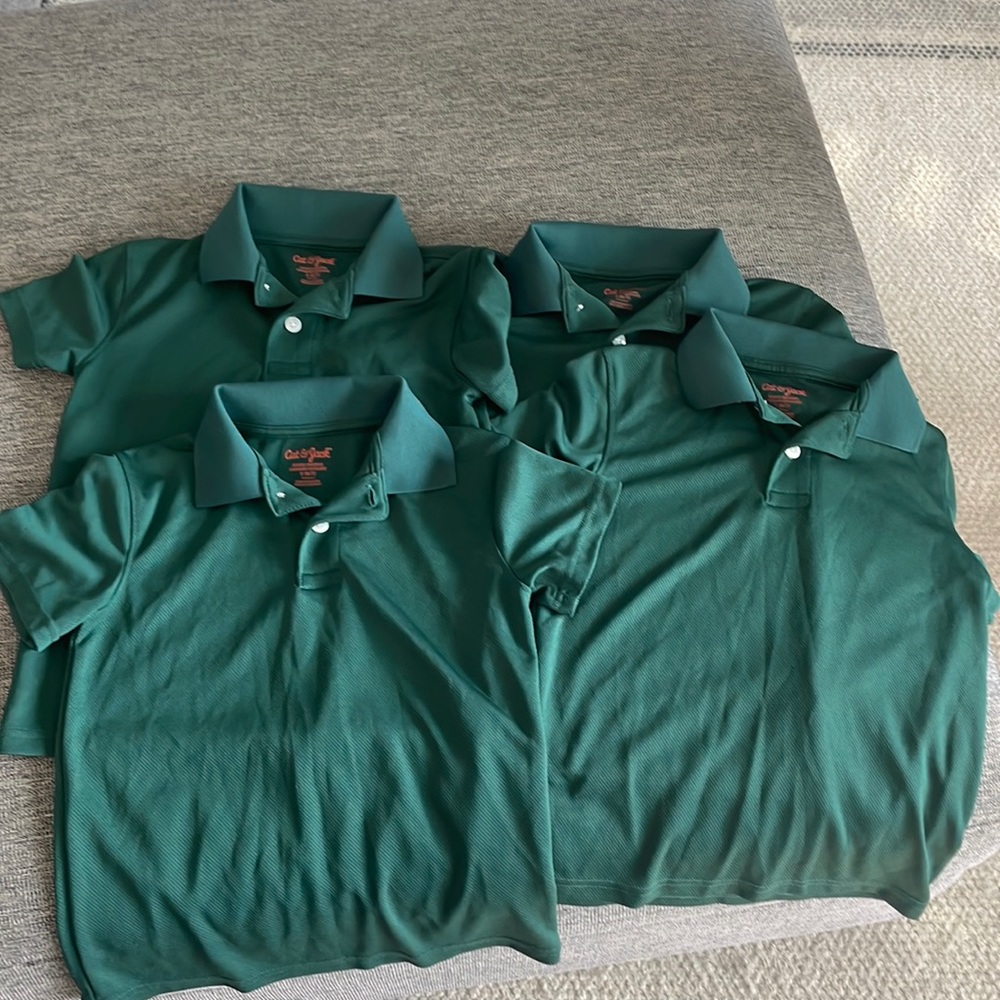 Cat and Jack boys uniform shirts
